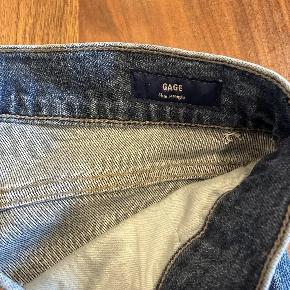 Citizens of Humanity Gage Jeans Mens 32 Blue Denim Classic Straight Made USA
